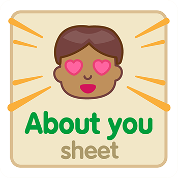 About You Activity Sheet