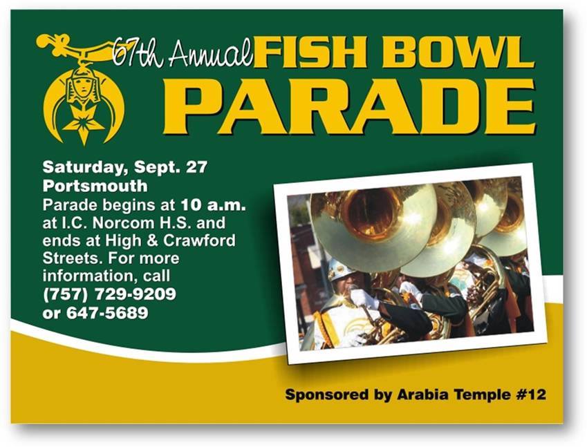Join Us for the 67th Annual Fish Bowl Parade!
